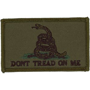 PAT-DONT TREAD ON ME / COILED SNAKE (OD) / 2PIECE (H&L) ATTCH[LX18]