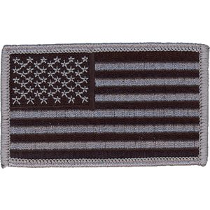 PAT-AMERICAN FLAG(BLK / GREY)(H&L)