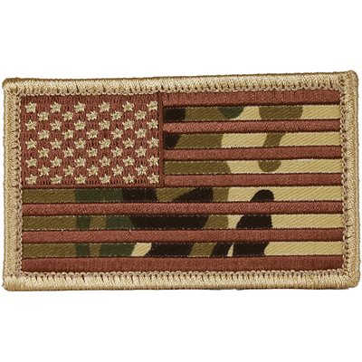 PAT-AMERICAN FLAG (TAN CAMO) (H&L)[LX18]