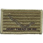 PAT- DONT TREAD ON ME (ODGRN) (H&L) 1.5 x 2.5