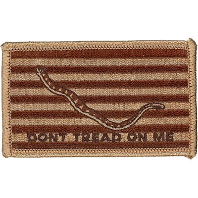 PAT- DONT TREAD ON ME (SAND) (H&L) 1.5 x 2.5[DX19]