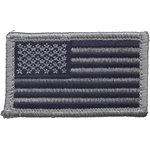 PAT- AMERICAN FLAG(NAVY BLUE) (H&L) 1.5 x 2.5