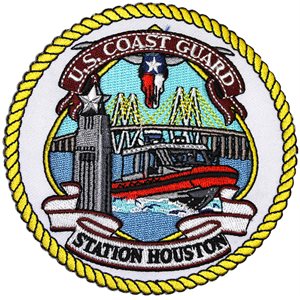 PAT-U.S. COAST GUARD HOUSTON (4IN)