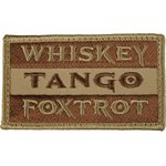 PAT- WHISKEY / TANGO / FOXTROT CYB (H&L)