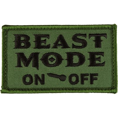 PAT- BEAST MODE ON- OFF- ODGRN (H&L) (LX)