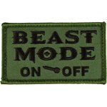 PAT- BEAST MODE ON- OFF- ODGRN (H&L) (LX)