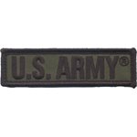 PAT-US ARMY BACK PANEL STRIP ODGRN (3.75 X 1) H & L@