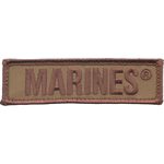 PAT-MARINES BACK PANEL STRIP KHAKI (3.75 X 1) H & L@