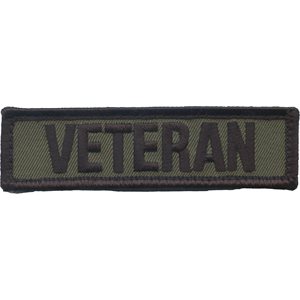 PAT-VETERAN BACK PANEL STRIP ODGRN (3.75 X 1) H & L