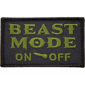 PAT- BEAST MODE ON- OFF- BLACK (H&L) (LX)