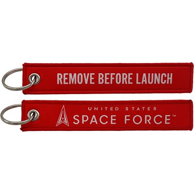 KEY-REMOVE BEFORE LAUNCH USSF (RED / WHT)@ LX