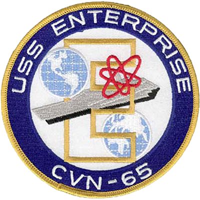 PAT-USS ENTERPRISE(CVN-65)4 1 / 2" [FLDK]