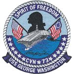 USS G.WASHINGTON(CVN-73)4 3 / 4" @