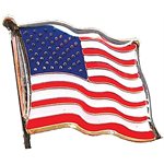 PIN-AMERICAN FLAG (3 / 4")