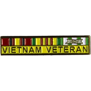 PIN-VIETNAM VETERAN W / RIBBONS