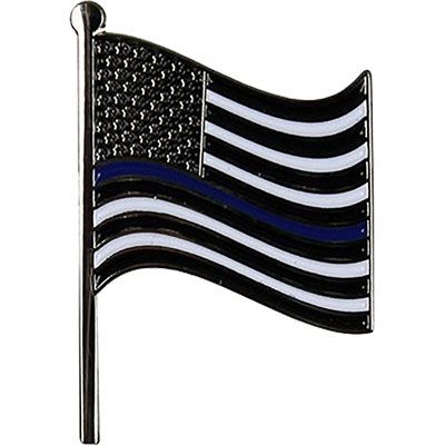 PIN-THIN BLUE LINE FLAG (NOT FOR AAFES)