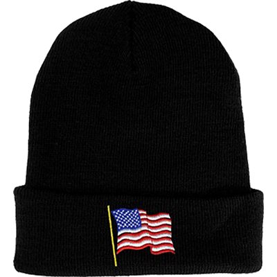 WATCH-AMERICAN FLAG(WAVING)BLK