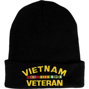 WATCH-VIETNAM VET W / RIBBO(BLK)