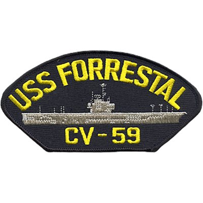 W / USS FORRESTAL (CV-59) @