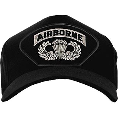 W / AIRBORNE W / JUMP WINGS(BLK) @