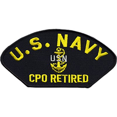 W / U.S.NAVY CPO RET W / ANCH(E7)(NEX) @