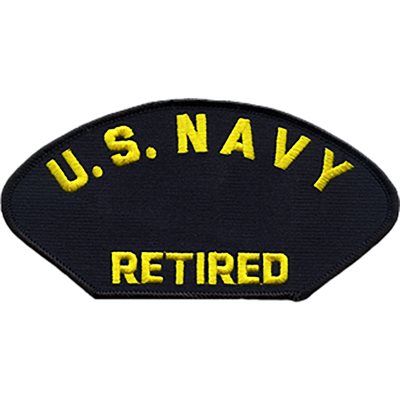 W / U.S.NAVY RETIRED(LTRS ONLY)@