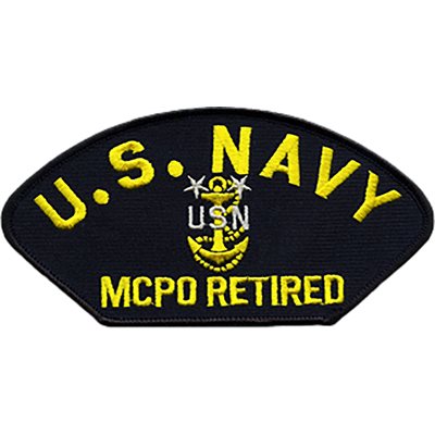 W / U.S. NAVY MCPO RETIRED W / ANCHOR(X):(NEX)@