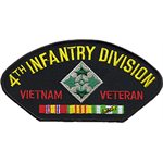 W / 4TH INFANTRY DIV VIET(BLK) @