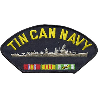 W / TIN CAN NAVY (RIBBONS)@