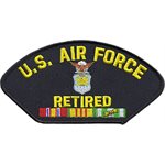 W / US AIR FORCE RETIRED(RIBBON)@