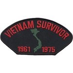 W / VIETNAM SURVIVOR 1961-19(BLK)