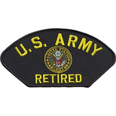 W / U.S.ARMY W / SEAL RET (BLK) (NEX) @