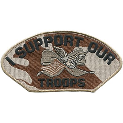 W / I SUPPORT OUR TROOPS(D CAMO) (LX)