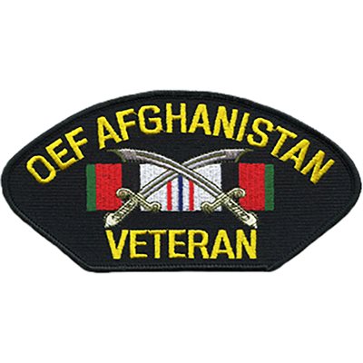 W / OEF AFGHANISTAN VETERAN(BLK)