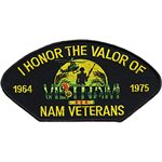 W / I HONOR THE VALOR OF NAM VETERANS (BLK)