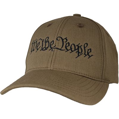 CAP-WE THE PEOPLE (BLK LTTRS)